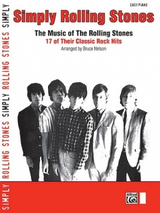 Simply Rolling Stones for easy piano (with text)