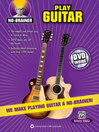 No Brainer Play Guitar Bk&DVD  Guitar teaching (pop)