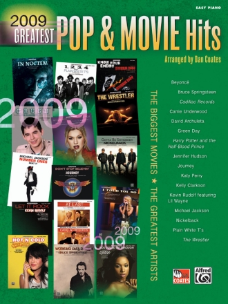 Coates, D 2009 Greatest Pop & Movie Hits (e/piano)  Piano Solo