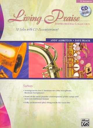 Living Praise (+CD) for flexible ensemble part for Es instruments