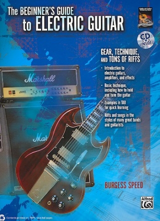The Beginner's Guide (+CD): for electric guitar in tablature