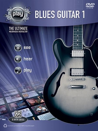 Play:Blues Guitar 1 Bk&DVD  Guitar Solo (popular)