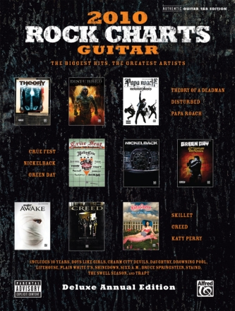 Rock Charts 2010 Deluxe (GTAB)  GTAB Mixed Folio