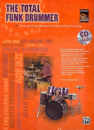 The total Funk Drummer (+CD): for drum set