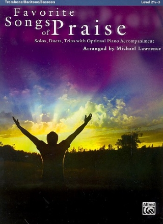Favorite Songs of Praise for 1-3 instruments (flexible ensemble) (piano accompaniment ad lib) trombone/baritone/bassoon score