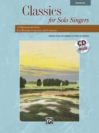 Liebergen, Patrick M Classics For Solo Singer High (with CD)  Voice and piano (classical)