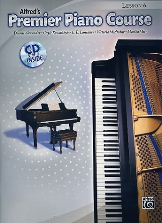 Premier Piano Course - Lesson 6 (+CD) for piano