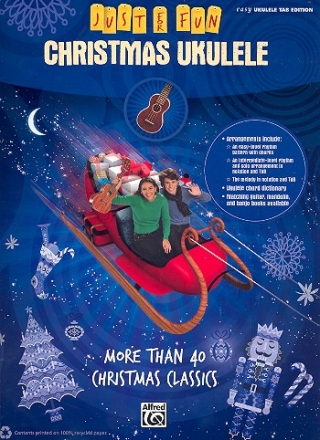 Christmas Ukulele for easy ukulele/tab (with lyrics) easy level