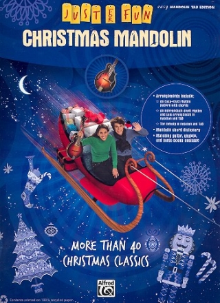 Christmas Mandolin for easy mandolin/tab (with lyrics) easy level