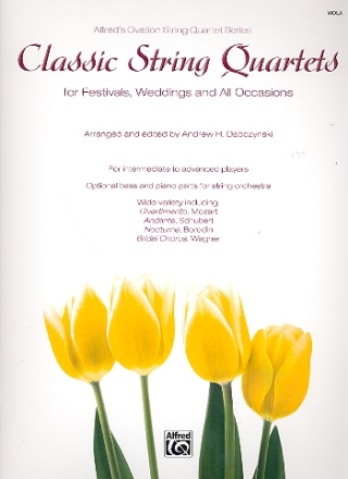 Classic String Quartets for 2 violins, viola, violoncello, string bass and piano va