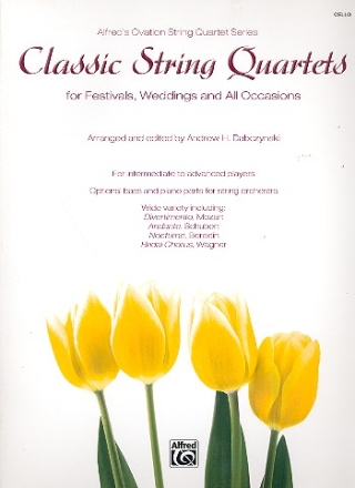 Classic String Quartets for 2 violins, viola, violoncello, string bass and piano vc