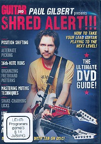 Paul Gilbert Shred Alert DVD  DVDs