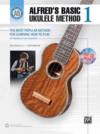 Alfreds Basic Ukulele Meth (with CD/DVD)  Ukulele (pop titles)