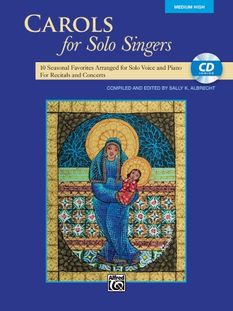 Albrecht, Sally K. Carols For Solo Singers High (with CD)  Voice and piano (classical)
