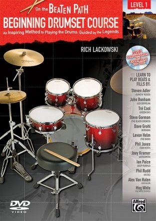 On The Beaten Path - beginning Course Level 1 (+CD +DVD): for drum set