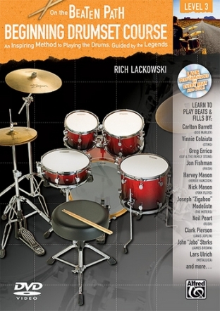 On The Beaten Path Beg Drum 3 (DVD)  Drum Teaching Material
