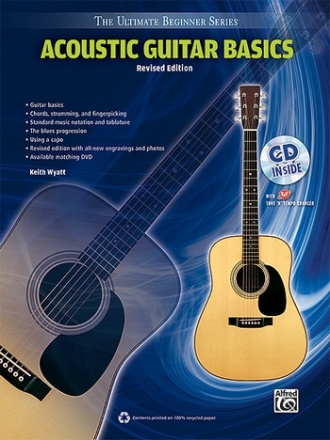Acoustic Guitar Basics Revised (with CD)  Guitar teaching (pop)