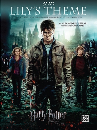 Desplat, A arr Gerou Lilys Theme from H/P  (5 finger)  Piano Albums