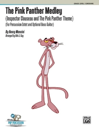 Mancini, arr Gay Pink Panther Medley Perc Octet and Bass  Percussion ensemble