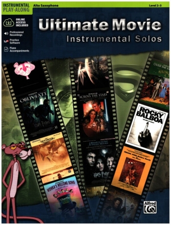 Ultimate Movie instrumental Solos (+Online Audio): for alto saxophone