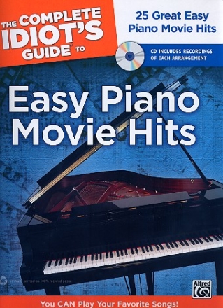 The Complete Idiot's Guide to Easy Piano Movie Hits (+CD) for piano
