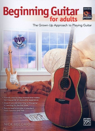 Beginning Guitar for Adults (+CD) for guitar/tab