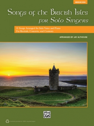 Songs of the British Isles (+CD) for medium high voice and piano