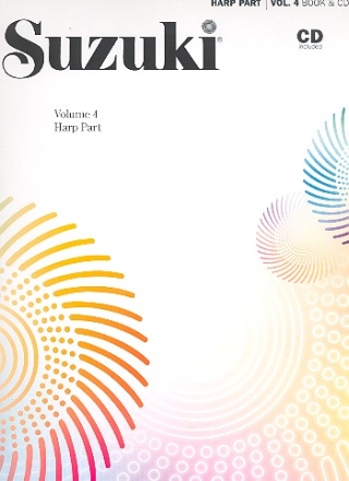 Suzuki Harp School vol.4 (+CD) for harp and piano harp part