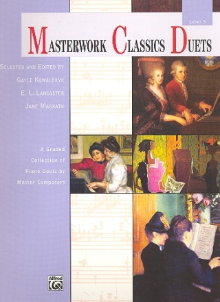 Masterwork classic Duets Level 3 for piano 4 hands score
