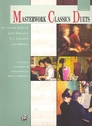Masterwork classic Duets Level 4 for piano 4 hands score