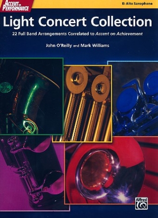 Light Concert Collection for concert band alto saxophone