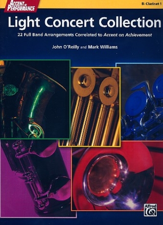 Light Concert Collection for concert band clarinet 1