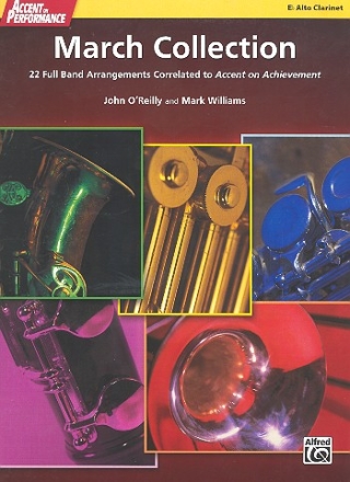 March Collection for concert band alto clarinet
