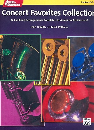 Concert Favorites Collection for concert band baritone bass clef