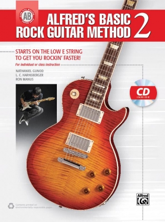 Manus/Manus Alfred'S Basic Rock Guitar Method 2 (Book & CD) Guitar Instruction