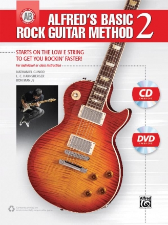 Alfred's Basic Rock Guitar Method 2 (+CD +DVD) for guitar
