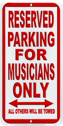 Parking Sign Musicians Other