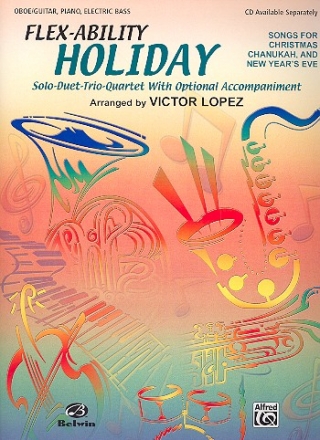 Flex-Ability Holiday for 4 flexible instruments oboe score