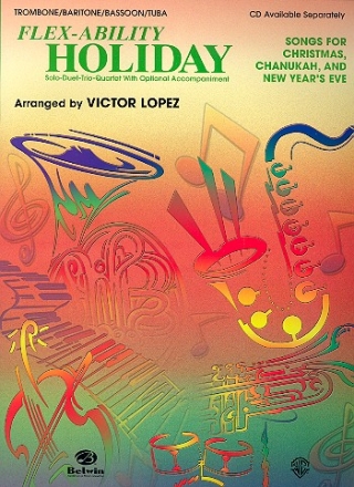 Flex-Ability Holiday for 4 flexible instruments trombone / baritone / bassoon / tuba