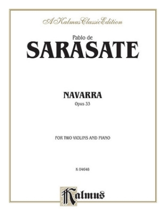 Navarra op.33 for 2 violins and piano parts