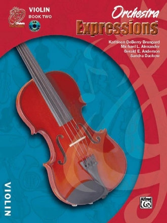 EMCO2002CD  Orchestra Expression - Book 2 - Student edition (+CD) for violin