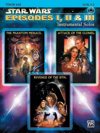 Williams, JStar Wars Episodes I-III TSAX BK/CD Saxophone and piano albums