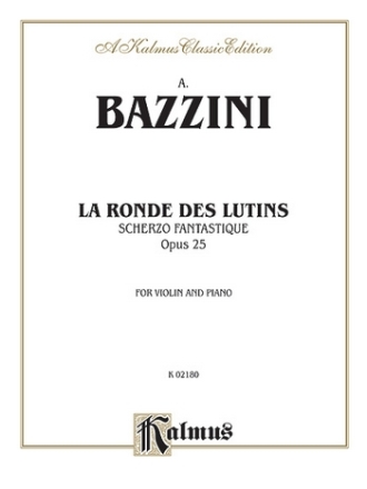 La ronde des lutins op.25 for violin and piano