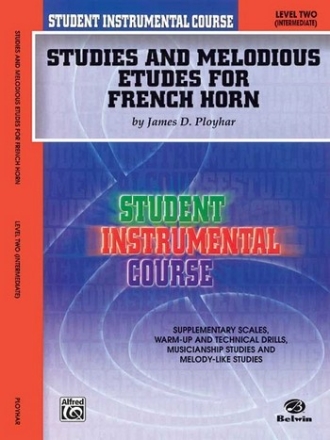 Studies and melodious Etudes Level 2 for french horn (intermediate)