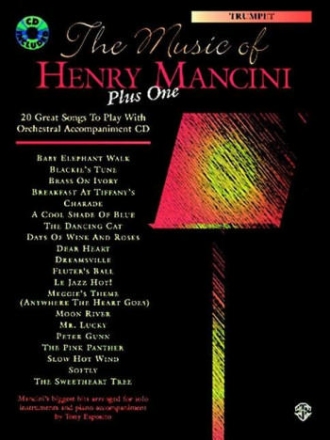 The Music of Henry Mancini plus one (+CD) trombone 20 great songs to play