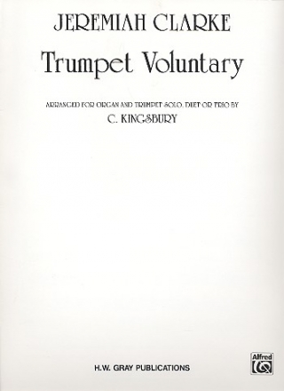 Trumpet Voluntary for organ and trumpet solo, duet or trio