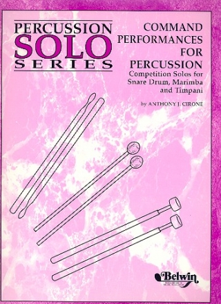 Command Performances for percussion percussion solo series