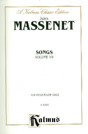 Songs vol.7 for medium (low) voice and piano