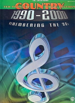 10 Years of Country Music History (1990-2000): the green book songbook piano (vocal/guitar)