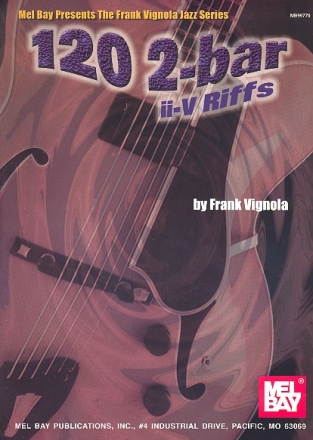 120 2-bar ii-V Riffs for guitar/tab